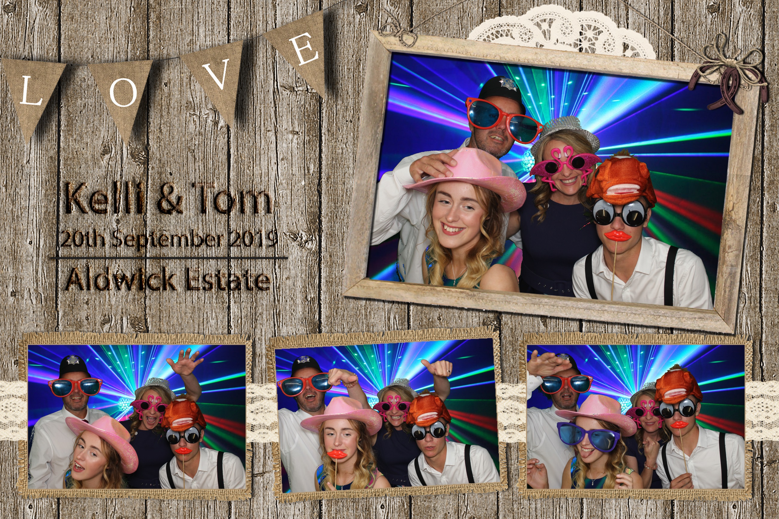 Kelli & Tom's Wedding | View more photos from the event at images.mobile-photo-booth.com/u/MobilePhotoBoothUK/Kelli-Toms-Wedding